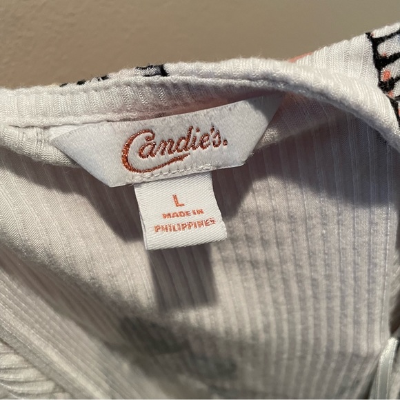 Butterfly print v neck shirt candies - Picture 8 of 10